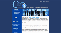 Desktop Screenshot of clarkewebdesign.com